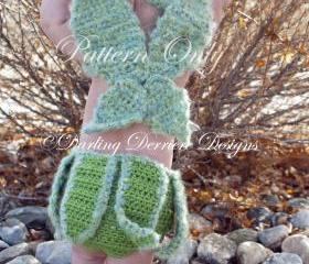 Fairy Wings, Flower Headband, and Skirt Diaper Cover PATTERN 