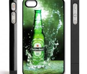 heineken beer case cover for iPhone 4 / 4s BLACK CASE