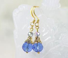 Blue Drops Earrings 