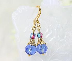 Blue Drops Earrings 