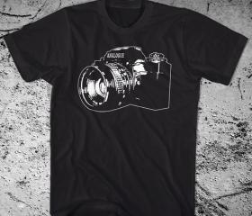 Vintage SLR 35mm Camera Shirt Free Shipping 