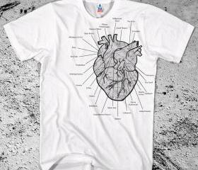 New I HEART LA Shirt Los Angeles Music Venues Diagram Map Schematic Free Ship