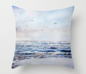 Waves Throw Pillow