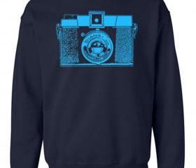 CAMERA Crew Neck Sweat Shirt Vintage Diana Camera Free Shipping 