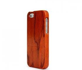 IPHONE 5 RED DALBERGIA WOOD CASE