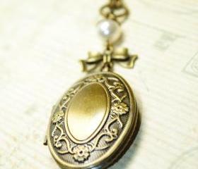 Personalized Friendship Necklace-Message Locket