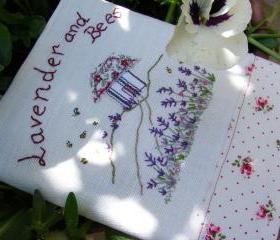 Grasses Lavender Cushion