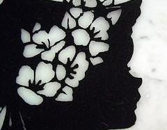 Roses Felt silhouettte