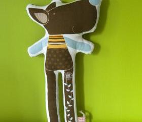 printed soft toy - Tristao the wolf