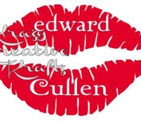 edward cullen lips decal
