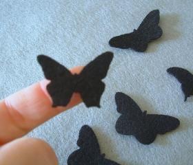 10 Felt butterflies