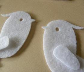 The couple - Felt birds