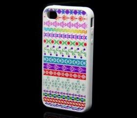 Floral Pattern iPhone 4 and iPhone 4S Rubber Case