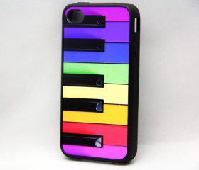 Stylish Piano Keys iPhone 4 and iPhone 4S Rubber Case