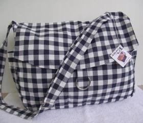Diaper bag, cross body strap,washable