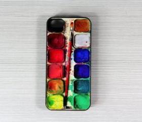 Watercolor Palette iPhone 5 Case,Rubber Case or hard Plastic case