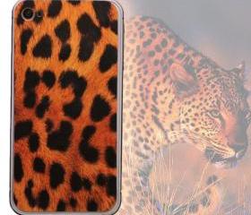 Cool Leopard Print Full Body Cover Skin Sticker Shield For iPhone 4S