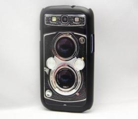Vintage Camera Design Galaxy S3 Hard Cover Case