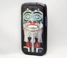 Wooden Indian Totem Galaxy S3 Hard Cover Case