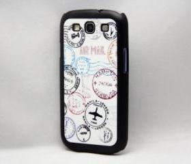 Travel Seal Pattern Galaxy S3 Hard Cover Case