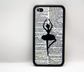 Lady Dancer iPhone 4 and iPhone 4S Rubber Case