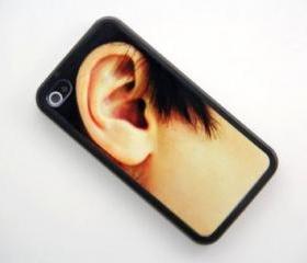 Men Ear Design iPhone 4 and iPhone 4S Rubber Case