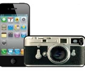 Vintage Camera iPhone 4 and iPhone 4S Case, Hard Plastic Case,Rubber Case