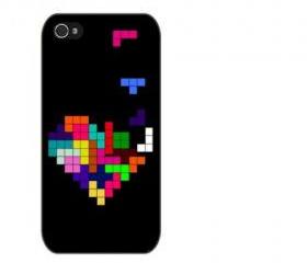 Tetris Design iPhone 4 and iPhone 4S Rubber Case