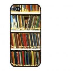 Bookshelf Design iPhone 4 and iPhone 4S Rubber Case