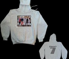 ONE DIRECTION #9 HOODED SWEATSHIRT PERSONALIZED