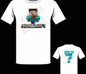 Minecraft STEVE Personalized T-Shirt