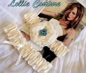 Wedding Garters, Bridal Garters, Lollie Couture
