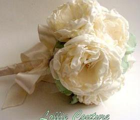 Wedding Bouquet set - Bridal bouquets - fabric Bouquets