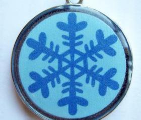 Snowflake Holiday Pet ID Tag