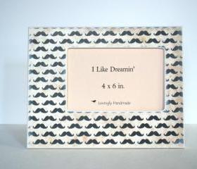 4 x 6 Picture Frame - Mustache Picture Frame