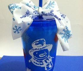 Snowman Christmas Tumbler 
