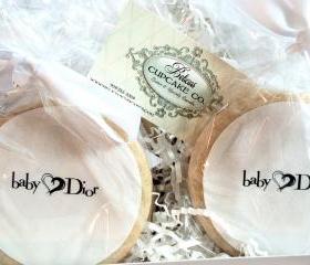 Cookie Chanel, Christian Dior "Inspired" (Any designer) Perfect for Favors for Wedding, Bridal Showers, Baby Showers, Engagements,Birthdays,