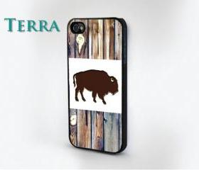 Buffalo Wood Grain Print - iphone 5 cases Cool iPhone Cases- Cool iPhone Cases