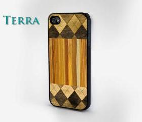 iPhone 5 case - Geometric Wood Grain