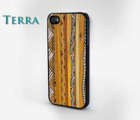 iPhone 5 case - Geometric Wood Grain