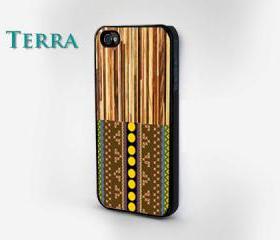 iPhone 5 case - Geometric Wood Grain