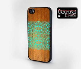 NEW iphone 5 case iphone 5 cover - Geometric Wood Grain Print - Cool iPhone Cases - Geometric