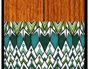 NEW iphone 5 case iphone 5 cover - Geometric Wood Grain Print - Cool iPhone Cases - Geometric