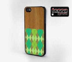 NEW iphone 5 case iphone 5 cover - Geometric Wood Grain Print - Cool iPhone Cases - Geometric