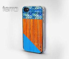 Wood Grain Geometric Print iphone 5 cases Cool iPhone Cases- Cool iPhone Cases - Geometric