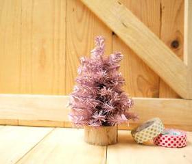 Small Christmas tree, Pastel Pink