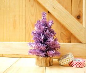Small Christmas tree, Purple