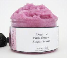 Pink Sugar Organic Sugar Scrub 4 oz jar
