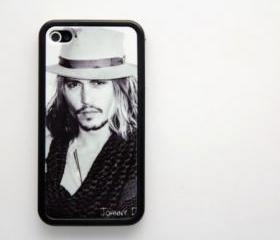 Vintage johnny depp iPhone 4 and iPhone 4S Rubber Case
