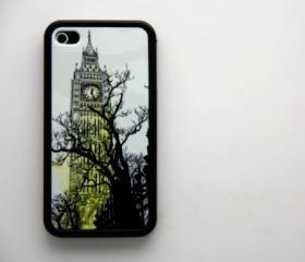 Vintage London Big Ben iPhone 4 and iPhone 4S Rubber Case